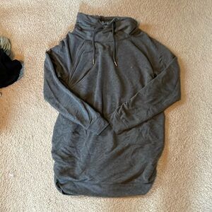 Maternity funnel neck sweatshirt